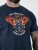 D555 Hockney T-shirt mit Motorraddruck Marineblau - Herren-T-shirts - Herren-T-Shirts in großen Größen