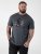 D555 Craig Gorilla Biker T-shirt mit Druck Dunkelgrau - Herren-T-shirts - Herren-T-Shirts in großen Größen