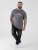 D555 Jasper Official Gas Monkey T-shirt mit Druck Grau - Herren-T-shirts - Herren-T-Shirts in großen Größen