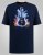 D555 Slater Bedrucktes T-Shirt Navyblau - Herren-T-shirts - Herren-T-Shirts in großen Größen
