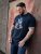 D555 Slater Bedrucktes T-Shirt Navyblau - Herren-T-shirts - Herren-T-Shirts in großen Größen
