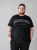 Jack & Jones CALEB VARSITY O-Neck T-Shirt Black - Herren-T-shirts - Herren-T-Shirts in großen Größen