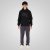 Double Outfitters MTOP-1146 Kapuzenpullover Schwarz - Herren-sweater und -hoodies - Herren-Sweater und -Hoodies in großen Größen