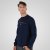 Double Outfitters MTOP-1151 Sweatshirt Navyblau - Herren-sweater und -hoodies - Herren-Sweater und -Hoodies in großen Größen