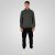 Double Outfitters MTOP-1163 Sweatshirt mit halbem Reißverschluss Khaki - Herren-sweater und -hoodies - Herren-Sweater und -Hoodies in großen Größen