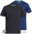 D555 Fenton 2-pack Black/Navy T-shirt - Herren-T-shirts - Herren-T-Shirts in großen Größen