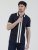 Mish Mash Belgrade Zip Through Polo Navy - Polo-shirts für herren - Polo-Shirts für Herren in großen Größen