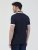 Mish Mash Belgrade Zip Through Polo Navy - Polo-shirts für herren - Polo-Shirts für Herren in großen Größen