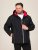 D555 Jamie Soft Shell Detachable Hood Padded Jacket Schwarz TALL - TALL jacken - TALL Jacken für große Herren