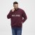 North Latitude Half Zip Sweatshirt Bordeaux - Herren-sweater und -hoodies - Herren-Sweater und -Hoodies in großen Größen