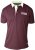 D555 NASH Short Sleeve Rugby Shirt Burgundy - Polo-Shirts für Herren in großen Größen - Polo-Shirts für Herren in großen Größen