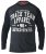 D555 KELTON Long Sleeve Raglan T-Shirt Charcoal/Black - Herren-T-Shirts in großen Größen - Herren-T-Shirts in großen Größen