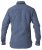 D555 Scott LS Printed Shirt Blue - Herrenhemden in großen Größen - Herrenhemden in großen Größen