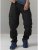 D555 Nelson Stretch Tapered Cargo Pants Black - Herren-jeans & -hosen - Herren-Jeans & -Hosen in großen Größen