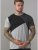 D555 Authentic T-shirt Grey - Herren-T-shirts - Herren-T-Shirts in großen Größen