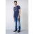 D555 Hatter T-shirt Navy - Herren-T-shirts - Herren-T-Shirts in großen Größen