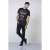 D555 Phillip T-shirt Black - Herren-T-shirts - Herren-T-Shirts in großen Größen