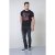 D555 Perry T-shirt Black - Herren-T-shirts - Herren-T-Shirts in großen Größen