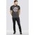 D555 Dallas T-shirt Charcoal - Herren-T-shirts - Herren-T-Shirts in großen Größen