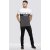 D555 Morris T-shirt Charcoal - Herren-T-shirts - Herren-T-Shirts in großen Größen
