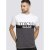 D555 Morris T-shirt Charcoal - Herren-T-shirts - Herren-T-Shirts in großen Größen