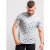 D555 Dario T-shirt Grey - Herren-T-shirts - Herren-T-Shirts in großen Größen