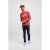 D555 Shelton T-shirt Red - Herren-T-shirts - Herren-T-Shirts in großen Größen