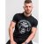 D555 Walton T-shirt Black - Herren-T-shirts - Herren-T-Shirts in großen Größen