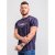 D555 Davis T-shirt Navy - Herren-T-shirts - Herren-T-Shirts in großen Größen