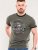 D555 Hereford Brooklyn Motorbike Printed Ringer T-Shirt Khaki - Herren-T-shirts - Herren-T-Shirts in großen Größen
