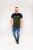 D555 Buckland Couture Cut And Sew Curved Hem T-Shirt - Herren-T-shirts - Herren-T-Shirts in großen Größen