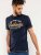 D555 Jasper Authentic Printed T-shirt Navy - Herren-T-Shirts in großen Größen - Herren-T-Shirts in großen Größen