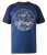 D555 Porter Raglan Sleeve Printed T-Shirt Blue - Herren-T-Shirts in großen Größen - Herren-T-Shirts in großen Größen