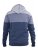 D555 Columbus Cut And Sew Panelled Zip Through Hoody Blue - Herren-sweater und -hoodies - Herren-Sweater und -Hoodies in großen Größen