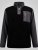 D555 Daly Quarter Zip Fleece Sweatshirt Schwarz/Grau - Herren-sweater und -hoodies - Herren-Sweater und -Hoodies in großen Größen