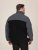 D555 Daly Quarter Zip Fleece Sweatshirt Schwarz/Grau - Herren-sweater und -hoodies - Herren-Sweater und -Hoodies in großen Größen