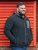 D555 Daly Quarter Zip Fleece Sweatshirt Schwarz/Grau - Herren-sweater und -hoodies - Herren-Sweater und -Hoodies in großen Größen