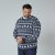 North Latitude 63144 Fjell Reindeer Knit Navyblau - Herren-sweater und -hoodies - Herren-Sweater und -Hoodies in großen Größen