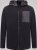 D555 Damien Micro Fleece Zip Through Hoody Schwarz/Grau - Herren-sweater und -hoodies - Herren-Sweater und -Hoodies in großen Größen