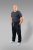 20 Nodi Ponente Long Leg Sports Pants in Combed Fleece Cotton Navy - Jogginghosen für herren - Jogginghosen für Herren in großen Größen