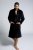 JP1880 Bathrobe with Spacious Patch Pockets Black - Herrenunterwäsche & bademode - Herrenunterwäsche & Bademode in großen Größen
