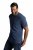 JP1880 702415 T-Shirt mit V-Ausschnitt Mittelblau meliert - Herren-T-shirts - Herren-T-Shirts in großen Größen
