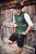 JP1880 Genuine Leather Traditional Lederhosen Shorts Black - Herrenshorts - Herrenshorts in großen Größen