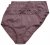 Ulla Popken 710201 Slips 5er-Pack Braun - Slips - 