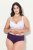 Ulla Popken 710201 Slips 5er-Pack Aubergine - Slips - 