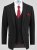 D555 Ted 4 Way Stretch Tailored Suit Jacket Schwarz - Herrenanzüge und -blazer - Herrenanzüge und -blazer in großen Größen
