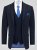 D555 Ted 4 Way Stretch Tailored Suit Jacket Navyblau - Herrenanzüge und -blazer - Herrenanzüge und -blazer in großen Größen