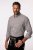 JP1880 Long Sleeve Check Print Traditional Shirt Brown - Herrenhemden - Herrenhemden in großen Größen