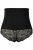 Ulla Popken 781632 Shaping-Slip mit hoher Taille Schwarz - Shapewear - 