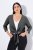 Ulla Popken 794514 Jersey-Bolero zum Knoten Anthrazit - Boleros - 